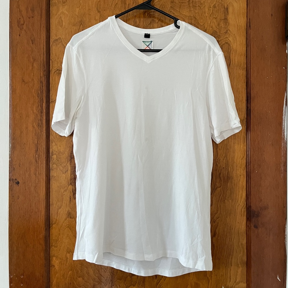 lululemon athletica Classic White V-Neck Tee